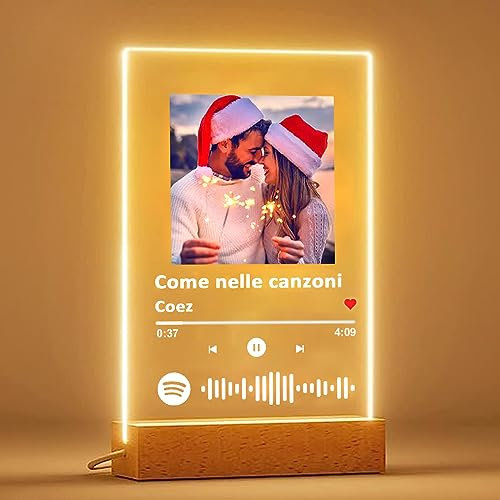 Placa Spotify Personalizada | Regalo Aniversario Pareja, Regalos San Valentín, Regalos Originales Novia, Novios, Amigas, Mujer, Hombre, Madre, Padre, Regalo Navidad, Regalo Graduación