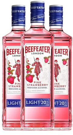 Ginebra Beefeater Pink Light 70 cl (Caja de 3 Botellas de 70 cl)