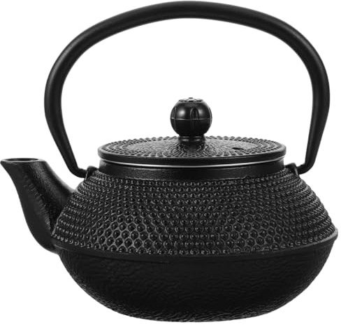 Cast Iron Teapot Tea Kettle - 0.3L Japanese Tetsubin Tea Kettle Stovetop Safe, Tea Pot with Stainless Steel Infuser, Suitable for Home, Travel, for Fathers Day