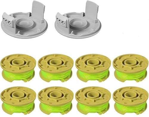 Primega - Cuerda de corte de repuesto RYOBI accesorios para recortadora de jardín R12 paquete carrete × 10 + funda × 2 bolsas