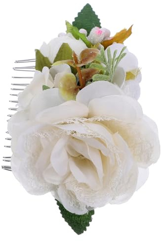 LOLIPPYY De Novia Estilo Bosque Adorno Cabello Flores Simuladas Accesorios Para Mujer Para Sujetar El Cabello Para Boda Playa