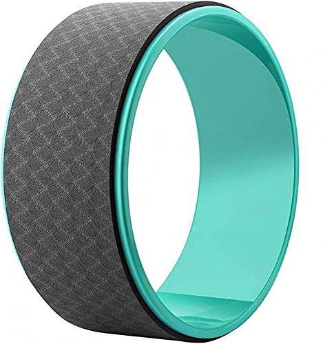 Ymxygz Yoga Wheel for Back Pain - 12.6 X 4.72 Strong Premium Back Roller and Stretcher with Thick Cushion for Dharma Yoga Pose, Backbend & Stretching