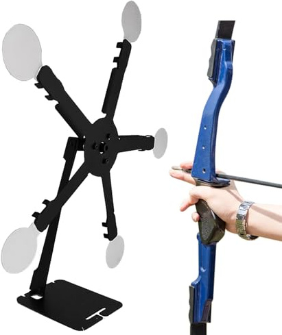 Soporte para Dianas - Dianas Móviles Dinámicas,Rueda De La Magnética Ajustable Reajustable Portátil Herramienta De Práctica para Exteriores Jardín Mujeres Adultos Desarrollo De