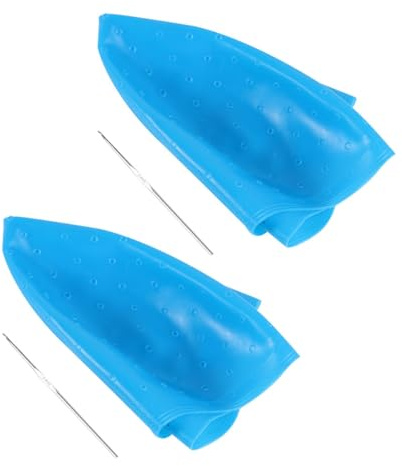 POPETPOP Cuffie in Silicone per Tintura Chioma con Uncinetti 2 Set Riutilizzabili Cappello Colorante Perforato per Mèches a Casa e Parrucchieri Materiale Pratico e Facile da Pulire