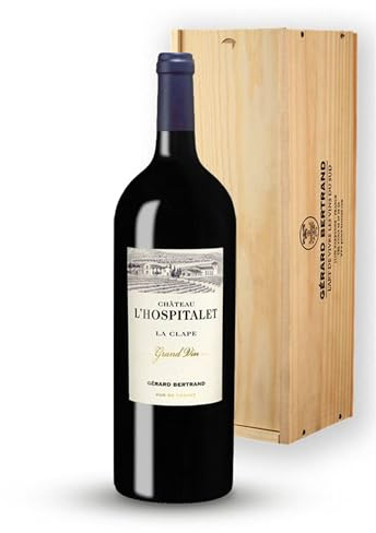 Gérard Bertrand Château L'Hospitalet Grand Vin Rouge 2020 Magum (1,5L) avec coffret bois