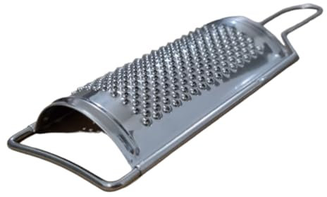 PARENCE - Rallador de acero curvo 18cm - Rallador de corte de queso, verduras, multialimento para la preparación de platos