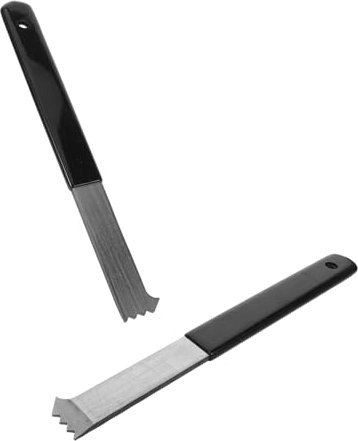 BESTonZON 2pezzi Estrattore Per Pavimentazione Con Raschietto Microdentato Per Sostituzione Facile Di Blocchi Da Giardino e Patio Utensile Multi-funzionale e User-friendly
