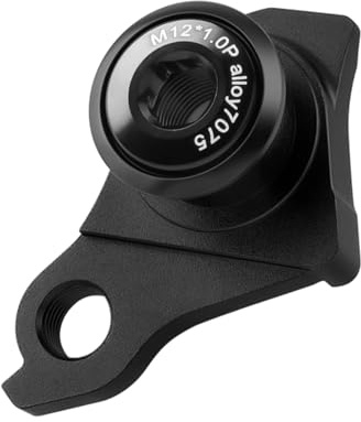 Quwem Bike Rear Derailleur Hanger UDH,Aluminum Alloy Mountain Road Bicycle Rear Gear Mech Tail Hook Derailleur Hanger Extension Extender Frame Universal for MTB Bike Cycling Replace Part Black