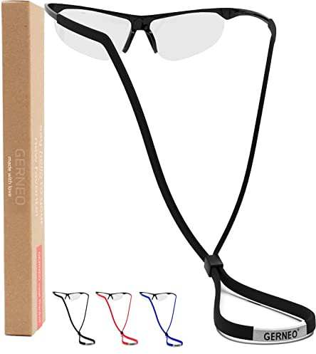 GERNEO® - ORIGINAL – zuverlässiges Sport Brillenband aus Stoff – wasserfestes Brillenband & fester Halt für Sportbrillen, Sonnenbrillen & Lesebrillen
