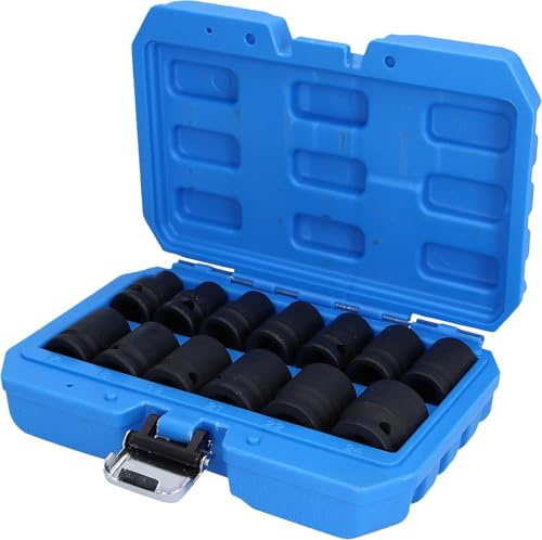 KSTOOLS BT022620 - Jeu de douilles à chocs courtes 1/2'', 6 pans, 13 pcs