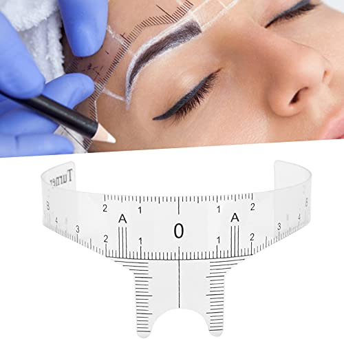 Règle Professionnelle de Positionnement des Sourcils, Outil de Mesure de la Règle de Conception de la Forme des Sourcils, Règle des Sourcils pour les Accessoires de(Pont de nez Règle B)