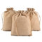 CLTPY Pack of 25 Jute Bags Cotton Bags 20 x 30 cm Linen Bags Burlap Small Bags Jute Sack Bag with Drawstring for DIY Christmas Wedding Gift Bags Jewellery Gift Bag