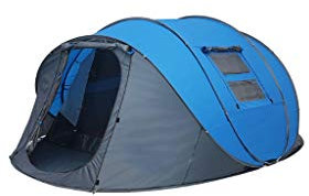 KANBUN Tenda da lancio per 5-6 persone Tenda automatica per esterni Doppia grande tenda per famiglie Tenda da campeggio impermeabile Tenda da arrampicata