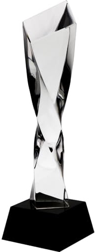 pokalspezialist Pokal Glassäule SONNAY Trophäe 27cm mit Gravur