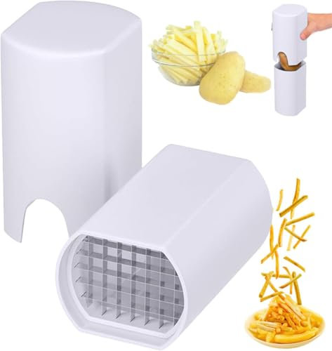 Potato Chipper, Potato Chipper Chip Cutter, French Fry Vegetable Cutter, Perfect Fries Potato Chips Cut One Step Natural French Fry Cutter Vegetable Fruit Slicer Home Kitchen Tools (1 PCS)