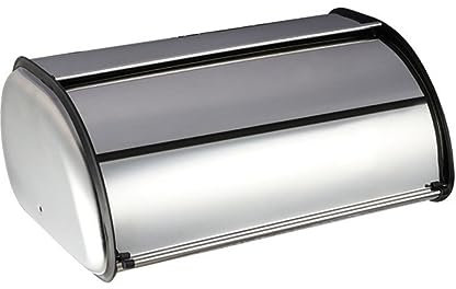 Cabilock Stainless Steel Bread Box Storage Bin Keeper Kitchen Food Bread Holder Double Bins for Kitchen Storage