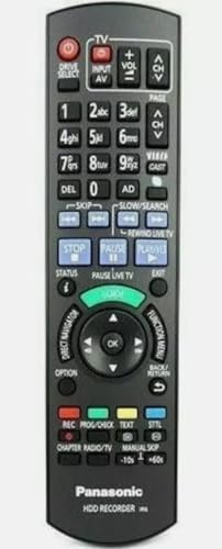 100% Genuine N2QAYB000618 HDD DVD IR6 Recorder Remote Control Compatible with Panasonic DMR-HW200 *** NOT N2QAYB000780 ***