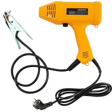 Soldadora manual de 3000 W 220 V, soldadora de electrodos con inversor LGBT, ajustes de corriente variable 20-200 A, diámetro 1,6 – 3,2 mm y grosor: 2-14 mm (naranja)