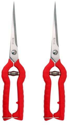2pack Zsling Extra Long Edge Stainless Steel Pruning Shears Fruit Trees Bonsai Sharp Garden Scissors Tool