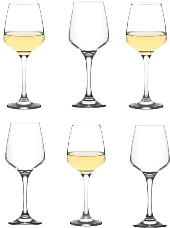 bar@drinkstuff Essence White Wine Glass 11oz / 330ml - Pack of 6 - Glassware, Wine Glasses
