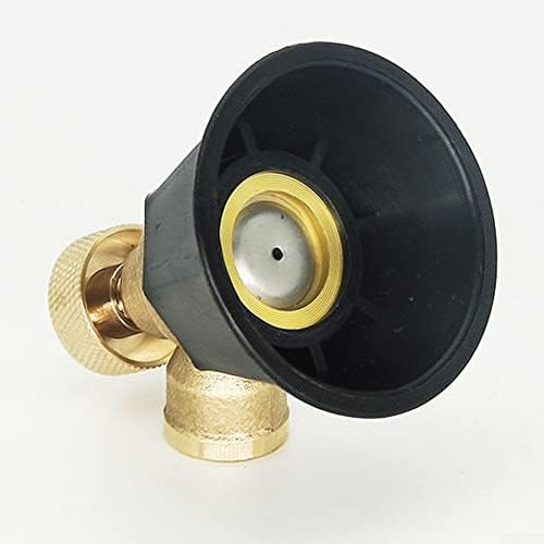 Boquilla de Atomización Agrícola Ajustable de Latón Negro para Rociador Ciclón, Cabezal de Riego de Alta Resistencia con Múltiples Modos, Rosca 14x1.5 para Jardín