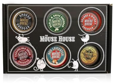 6 Mouse House Luxury Waxed Cheeses | Premium Cheese Gift Box