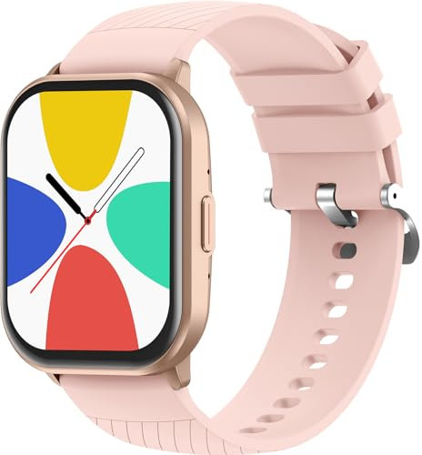 Smartwatch Damen Herren mit telefonfunktion 2.01 Zoll Fitness Tracker Schrittzähler Pulsuhr Schlafanalyse Herzfrequenz Blutdruck IP68 Wasserdicht Touchscreen Armbanduhr für Android iOS