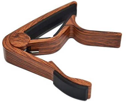 BESTonZON Gitarren-stimmänderungsklemme Aus Rosenholz Key Trigger Capo Für Folk-gitarren Gitarrenzubehör Schnell Und Einfach Zu Positionieren Geeignet Für Gitarren Ukulele Violine Bass