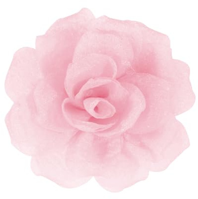 Mecool Haarspange Rose Brosche Kopfschmuck Blume Haarspange Haarspange Rose Haar Barrette Zubehör für Frauen Mädchen Party Hochzeit-Rosa(8cm)