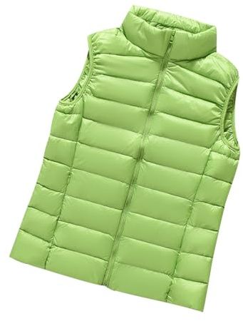 Chaleco Plumas Mujer Ligero Chaleco Guateado de Mujer Chalecos Acolchados Mujer Chaleco Plumon Acolchado Señora Chaleco Plumifero Mujer Chaqueta sin Mangas Mujer Chaleco Plumífero Plumiferos Mujer