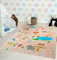 the carpet Happy Life Tapis de Jeu, pour la Chambre, Convient aux Enfants, avec Motif de la Rue, de la Route, de la Jungle, des Animaux et des Voitures, Beige-2, 120 x 160 cm