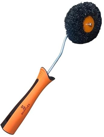 Rouleau de plâtre à rouler pour application de mastic de cloison sèche prêt à l'emploi, 7,6 cm, 17,8 cm, 25,4 cm, rouleau d'angle et applicateur de plâtre (rouleau d'angle)