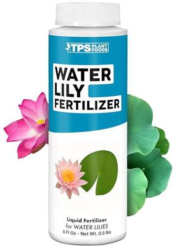 Water Lily Fertilizer – Liquid Fertilizer for Water Lilies in Ponds & Patio Tubs, 8 oz