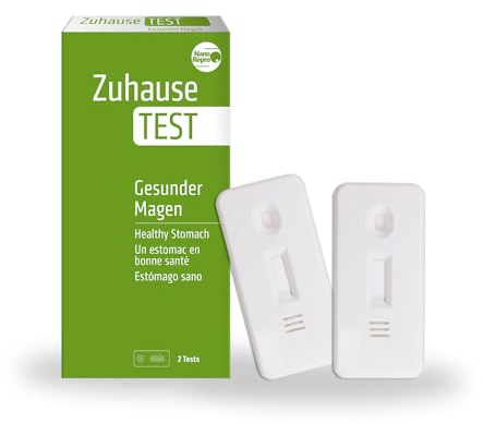2x ZuhauseTEST Gesunder Magen – Helicobacter pylori Stuhl-Schnelltest