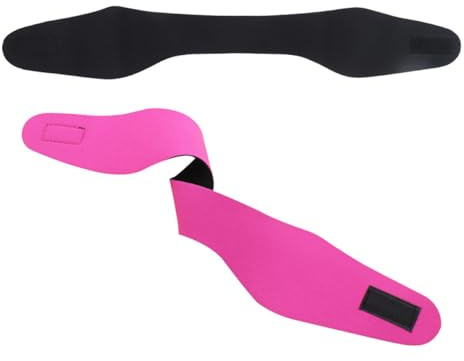 TOGEVAL 2pcs Adjustable Neoprene Diving Headband for Kids and Adults, Waterproof Swim Ear Band for Yoga and Swimming, Comfortable and Easy to Carry, for Beach and Canoeing Activities