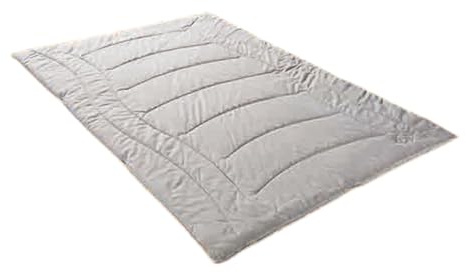 Künsemüller Naturhaarbettdecke Alpaka Steppbett Leicht, 135x200 cm, Atmungsaktiv – unterstützt EIN trockenes, ausgeglichenes Schlafklima