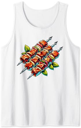 Shashlik Master Grill Russian Skewers Grill Russia Tank Top