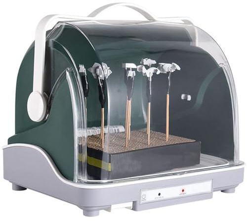 Model Painting Dryer Booth, 120W Electric Airbrush Drybooth with Cool Air Mode, Water Filter Box and Transparent Cover, Special Drying Box for Spray Paint, for Painting Model Craft DIY