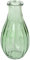 Talking Tables Vase Soliflore en Verre Vert pour Fleurs Décoration Élégante Centre de Table Mariage Rebord de Fenêtre Fêtes Jardin Dîner d'Été Cheminée Cadeau Hauteur 14 cm