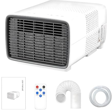 Aire Acondicionado Portátil Camping, 2700 BTU Mini Clima para Tienda de Campaña, Aire Acondicionado con Compresor Real, 280W para Camper, Van & Viaje