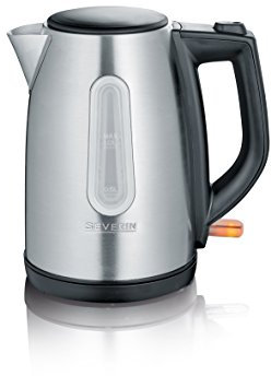 SEVERIN Wasserkocher 1 L, elektrischer Wasserkocher mit Wasserstandsanzeige, Kalkfilter, leistungsstark & kompakt, 100 Prozent BPA-frei, WK 3469