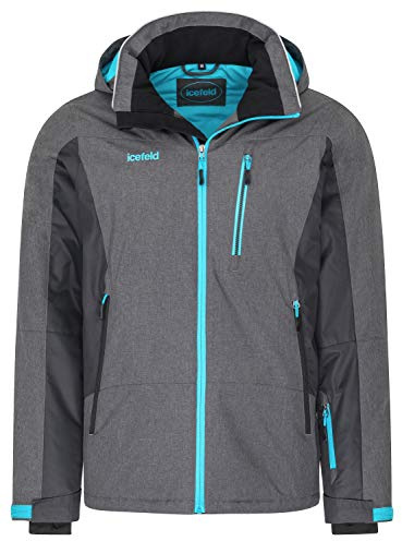 icefeld Herren Winterjacke/Skijacke/Snowboardjacke in modernen Farbkombinationen