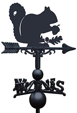 Black Country Metal Works Weathervane Cast Iron Squirrel - Large