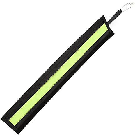 TGUS Mountaineering Rope Protector - Climbing Sling Cover, Arborist Rope Sleeve - Black