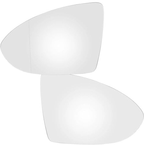 Spiegelglas Für VW Für Golf 7 Mk7 Mk 7,5 2012-2021 Links Rechts Hand Tür Seite Flügel Spiegel Glas Konvexen Rückspiegel Kleber Kleber Ersetzen Außenspiegel Glas (Farbe : Left and Right)