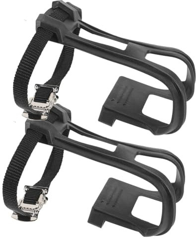 MILISTEN 2 Paar Zehenclip Für Fahrradpedale Nylon Pedale Für Kinderfahrräder Pedale Mit Klippriemen Fahrrad Pedaltrainer Eimer Mit Deckel -Pedale Ersatzpedale Fitness Sport