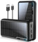 Solar Power Bank 46800mAh,Solar Panel Power Bank Comes with 3 Outputs and 2 Inputs,Powerbank Fast Charging Qc22.5 and Pd Usb C 20w for Tablets,Cell Phones,Camping,Travel,Outdoor