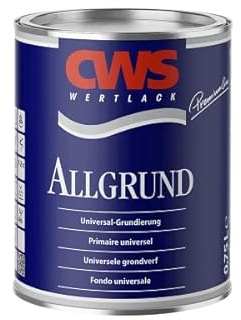 CWS Allgrund blanc mat, 1 l – Apprêt universel mat avec protection contre la corrosion à base d'une combinaison spéciale de liants.