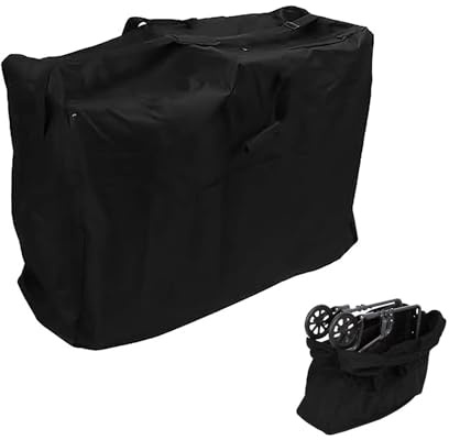 Wheelchair Bag for Folding Walker, Waterproof Oxford Cloth Storage and Travel Scooter Bag with Shoulder Strap for Car and Airplane Use (115 * 80 * 40cm)