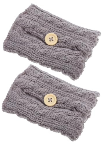 Garneck Manchon Isolant Tricoté pour Tasse, Lot de 2, Laine, Confort Doux | Mug et Tasse à Café, Usage Maison ou Bureau, Maintien Ajusté, Touche Cosy
